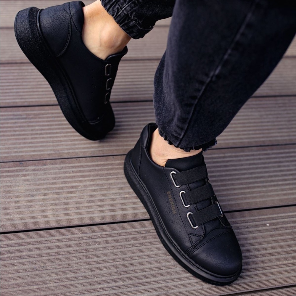 Apollo Moda Black Women's Casual CHEKICH Sneakers Size 5.5 NWT - Picture 5 of 11